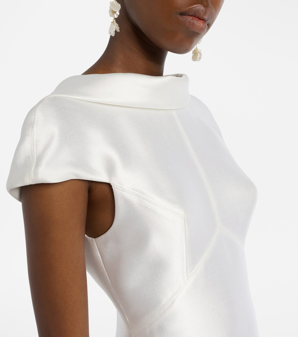 Self-Portrait Bridal taffeta gown