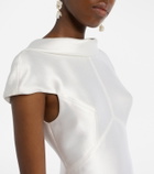 Self-Portrait Bridal taffeta gown