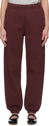 ANINE BING Burgundy Karter Sweatpants