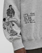 Thisisneverthat SKETCH EMBROIDERY CREWNECK Grey Mens Sweatshirt