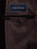 Thom Sweeney - Cotton and Modal-Blend Velvet Tuxedo Jacket - Brown