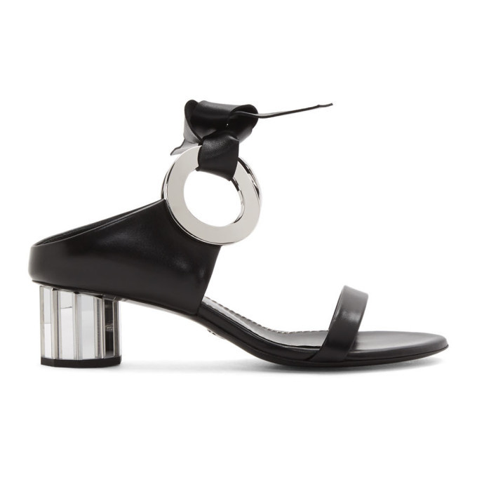 Proenza Schouler Black Grommet Sandals Proenza Schouler