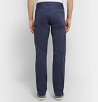 Theory - Haydin Slim-Fit Stretch Cotton-Twill Trousers - Blue