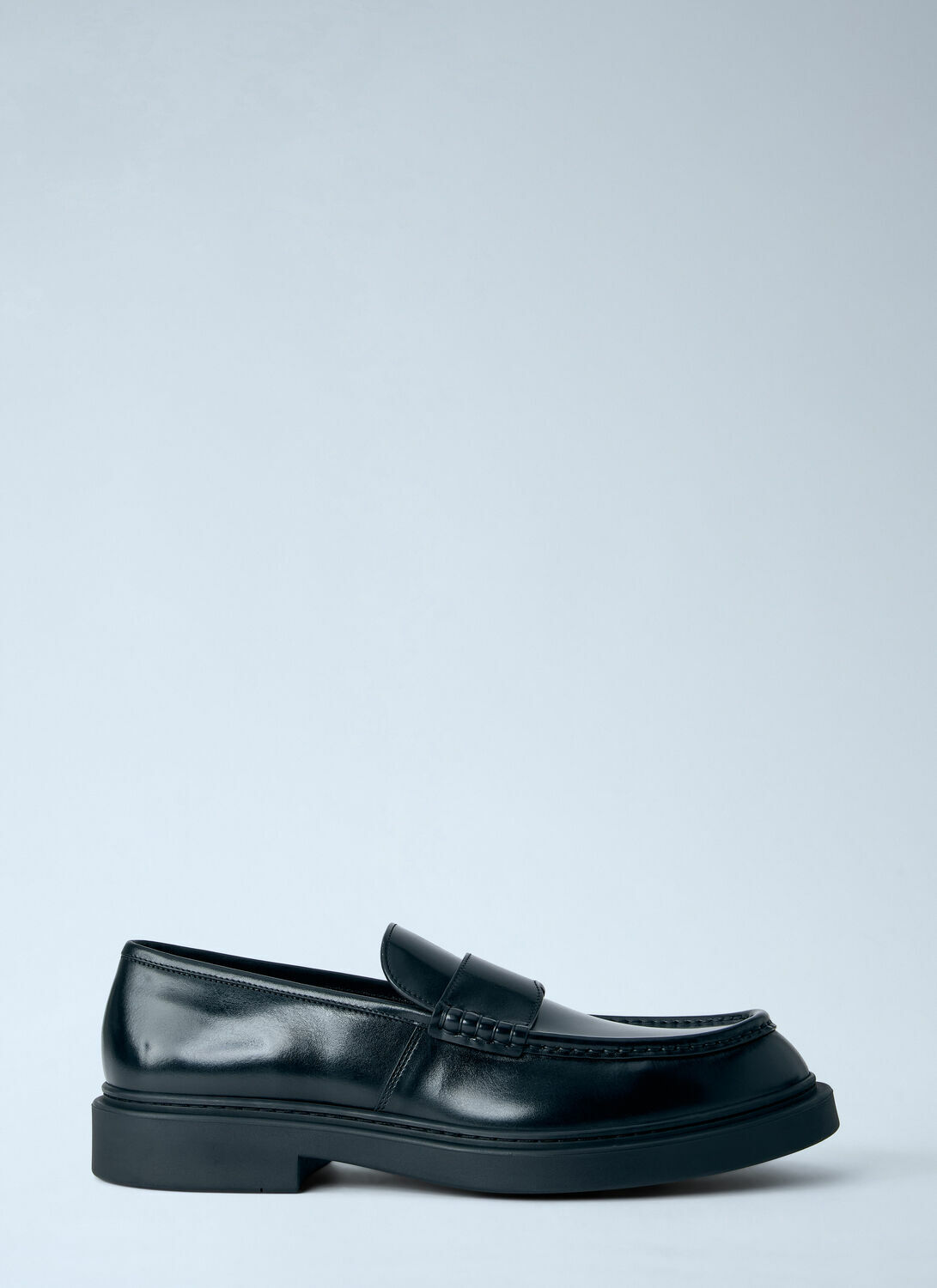 Jil Sander Brushed Leather Loafers