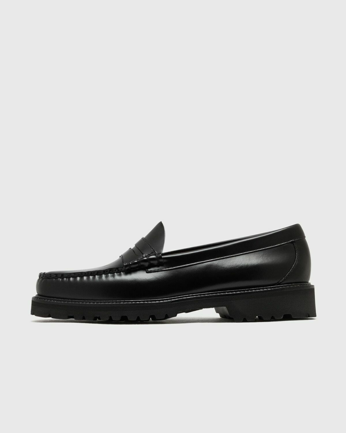 G H Bass WEEJUN 90 Larson Penny Black Mens Casual Shoe