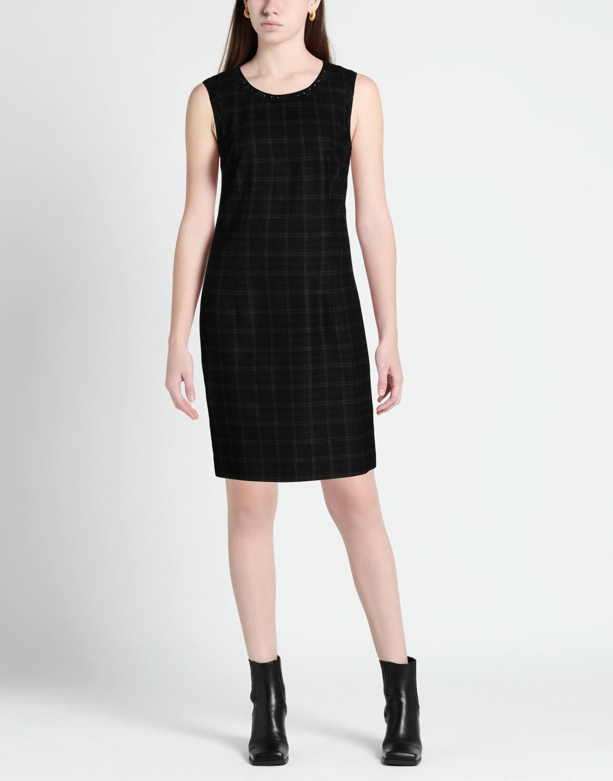 Peserico Womens Midi dress in Black