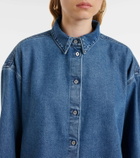 7 For All Mankind Nina cropped denim shirt