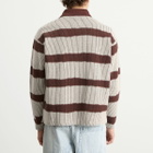 Napapijri Men's x Martine Rose Long Sleeve Polo in Stripe L64