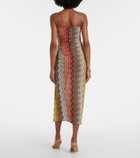 Missoni Wave lamé beach dress
