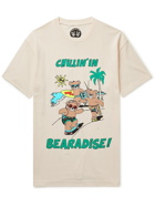 PARADISE - Bearadise Printed Cotton-Jersey T-shirt - Neutrals