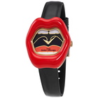 Marc Jacobs The Lip Quartz Black Dial Ladies Watch MJ0120190889