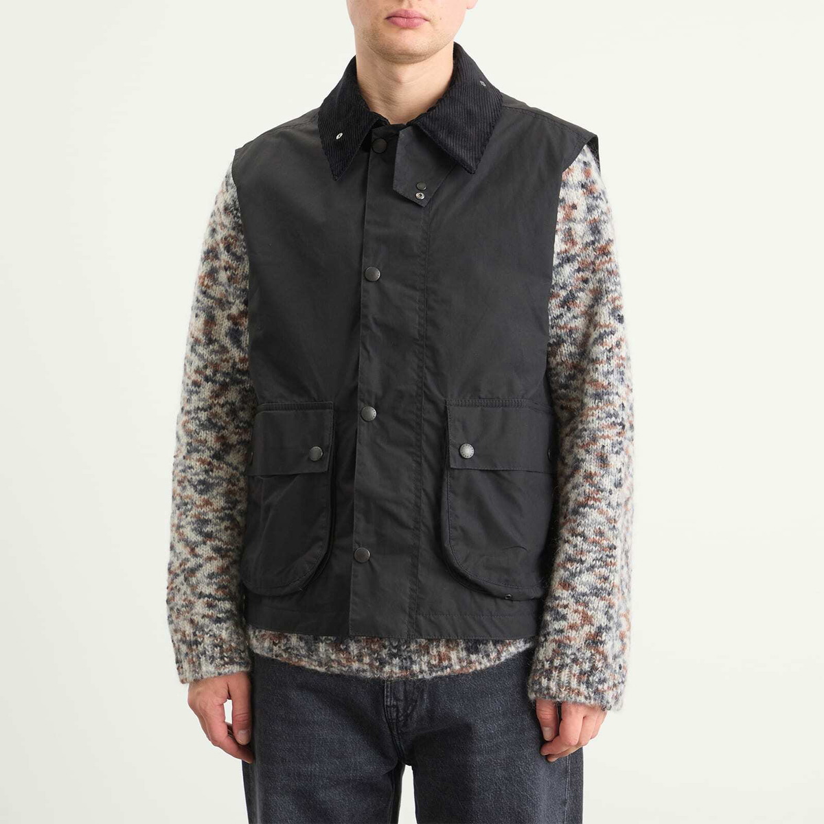 Barbour Men's x Margaret Howell Bedale Casual Gilet in Black