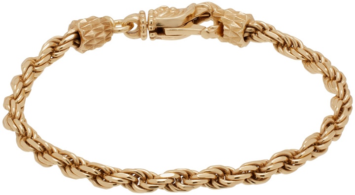 Photo: Emanuele Bicocchi Gold Rope Chain Bracelet
