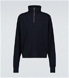 Les Tien - Cotton jersey half-zip sweatshirt