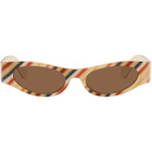 LOEWE Beige Flash Slim Cateye Sunglasses