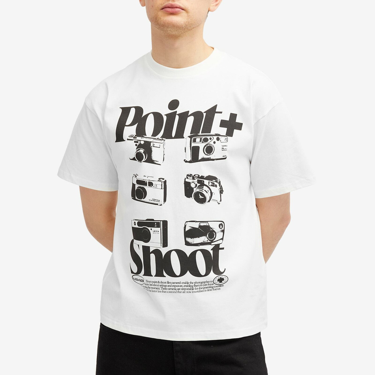 PLACES+FACES Men's Point + Shoot T-Shirt in White