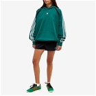 Adidas Oversized Retro Hoodie in Collegiate Green