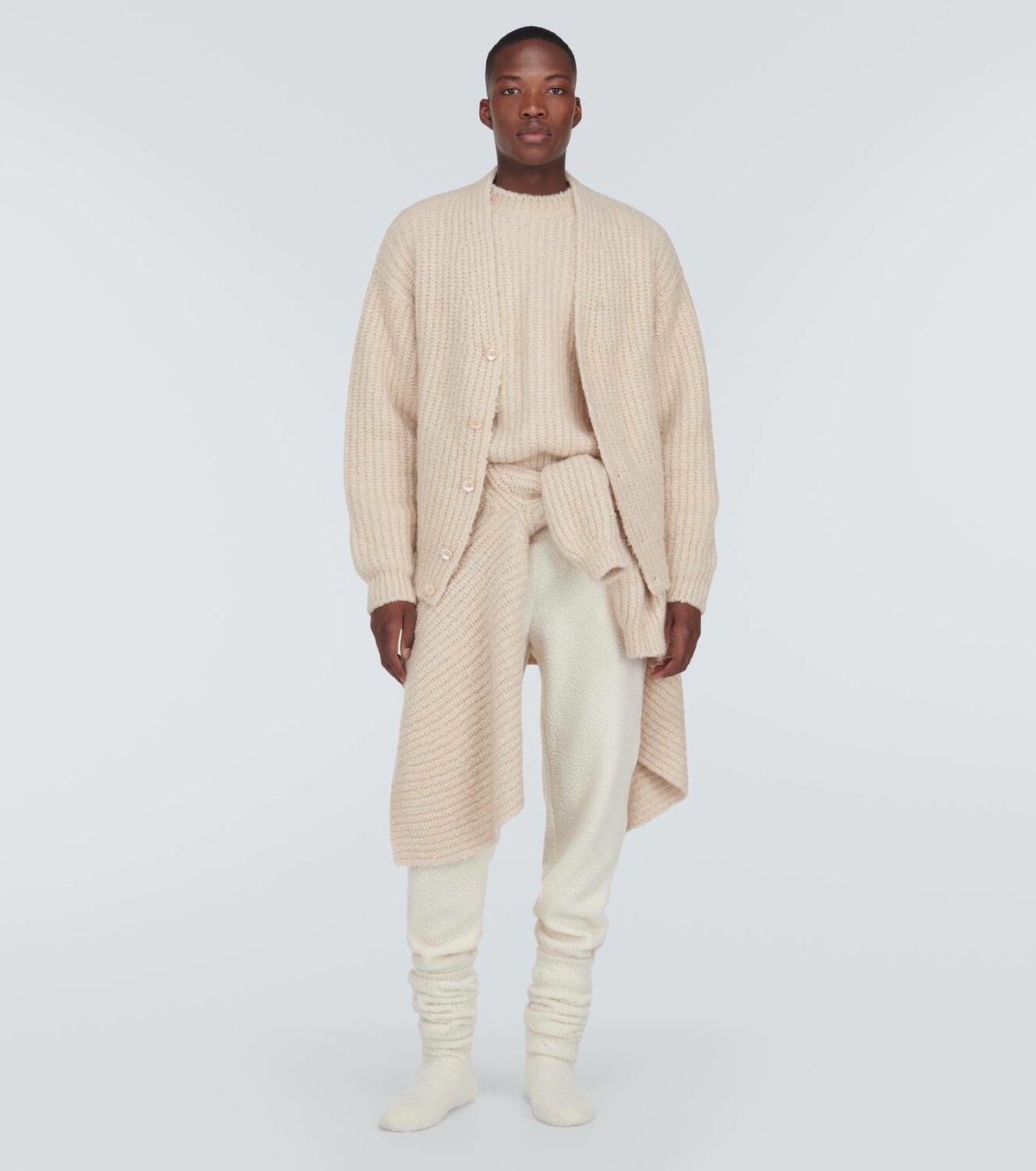 Loro Piana Ribbed-knit cashmere cardigan Loro Piana