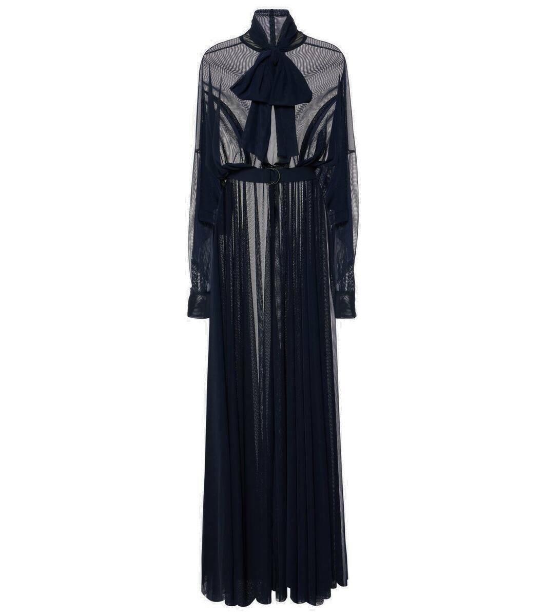 Norma Kamali Tie-detail maxi dress Norma Kamali