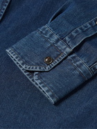 Brioni - Denim Western Shirt - Blue