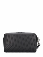 BALENCIAGA - Car Embossed Leather Toiletry Bag