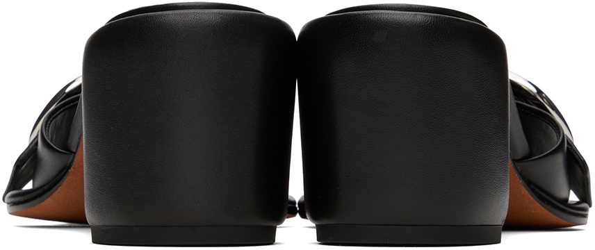 【関税込み】3.1 Phillip Lim ブラック Naomi ミュール 3.1 Phillip Lim】Naomi レザー プラットフォーム サンダル