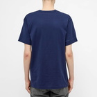 Comme des Garçons Play Men's Triple Heart T-Shirt in Navy