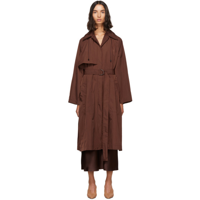 Joseph Burgundy Dublin Trench Coat Joseph
