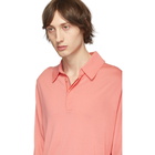 Paul Smith Pink Merino Wool Gentlemen Polo