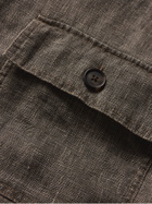 STÜSSY - Washed-Linen Jacket - Gray