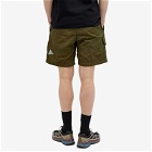 and wander Men's Nylon Taffeta Hiker Shorts in Dark Khaki
