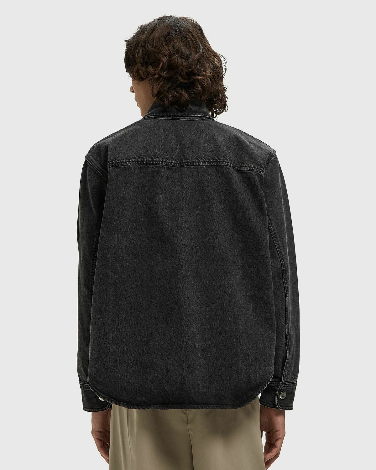 OVERSHIRT WITH KNITTED AMI DE COEUR