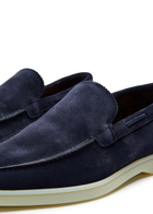 Aurélien Yacht Suede Loafers Navy