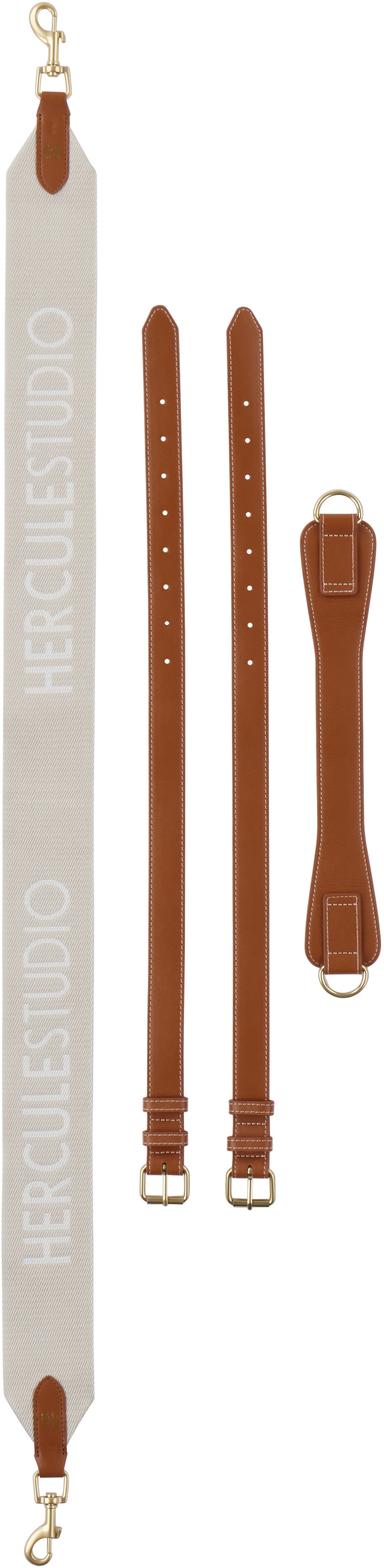 Hercule Studio Beige & Brown Soca Mat Carrying Strap