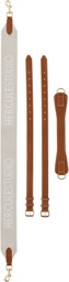 Hercule Studio Beige & Brown Soca Mat Carrying Strap