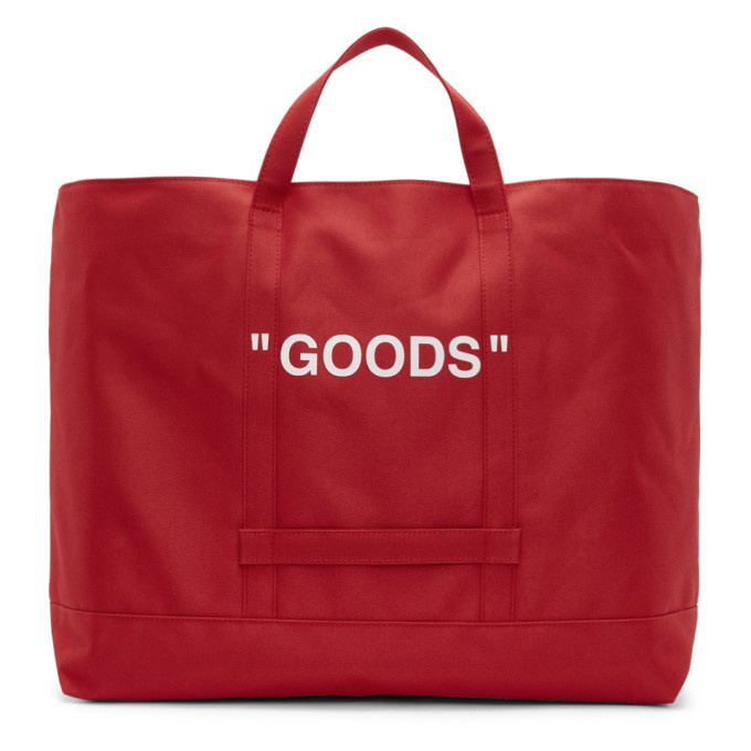 Photo: Off-White Red Quote Tote