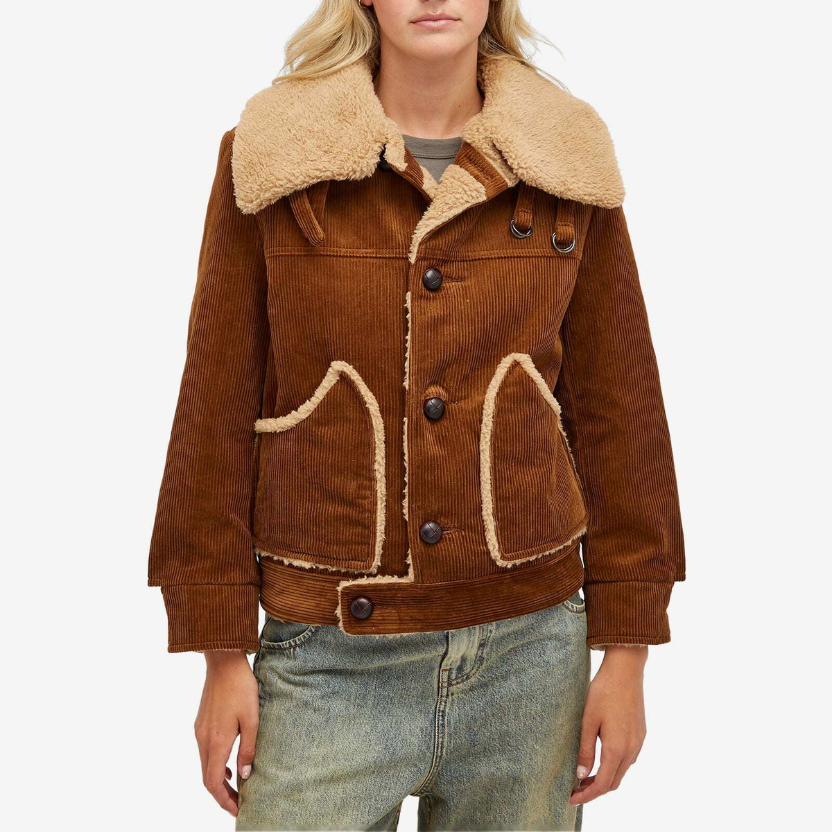 ジャケット R13 Woman Jacket Brown R13WR323R434A BROWN 25743288_55965550_600.jpg