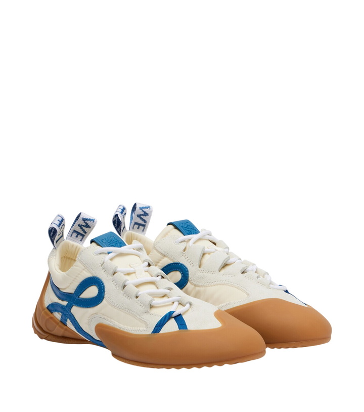Photo: Loewe Grip Anagram suede-trimmed sneakers