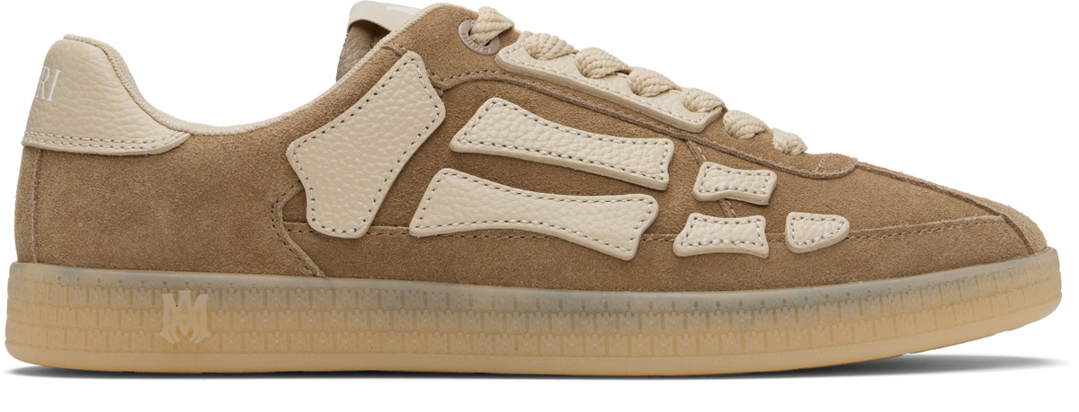 AMIRI Brown Pacific Bones Sneakers