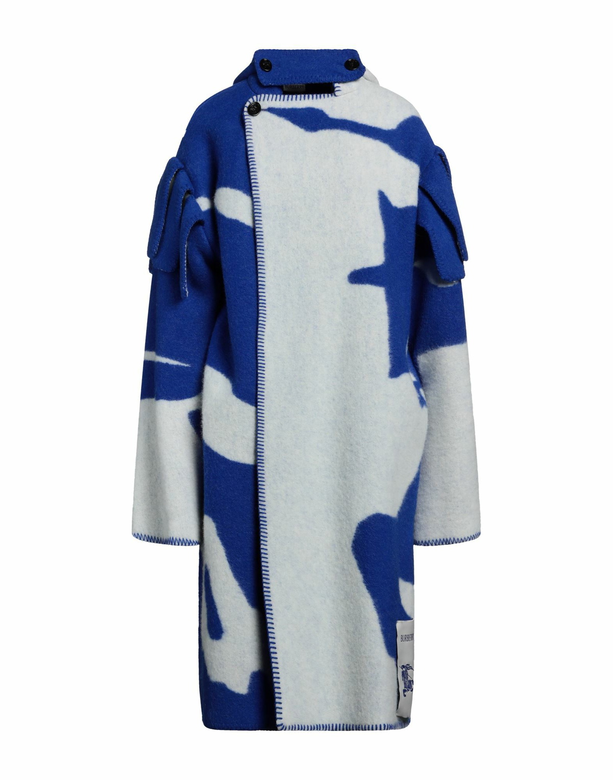 Burberry Womens Coat Bright in Blue