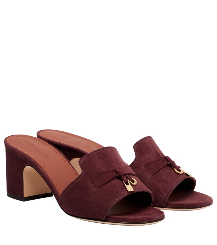 Photo: Loro Piana Summer Charms 55 suede mules