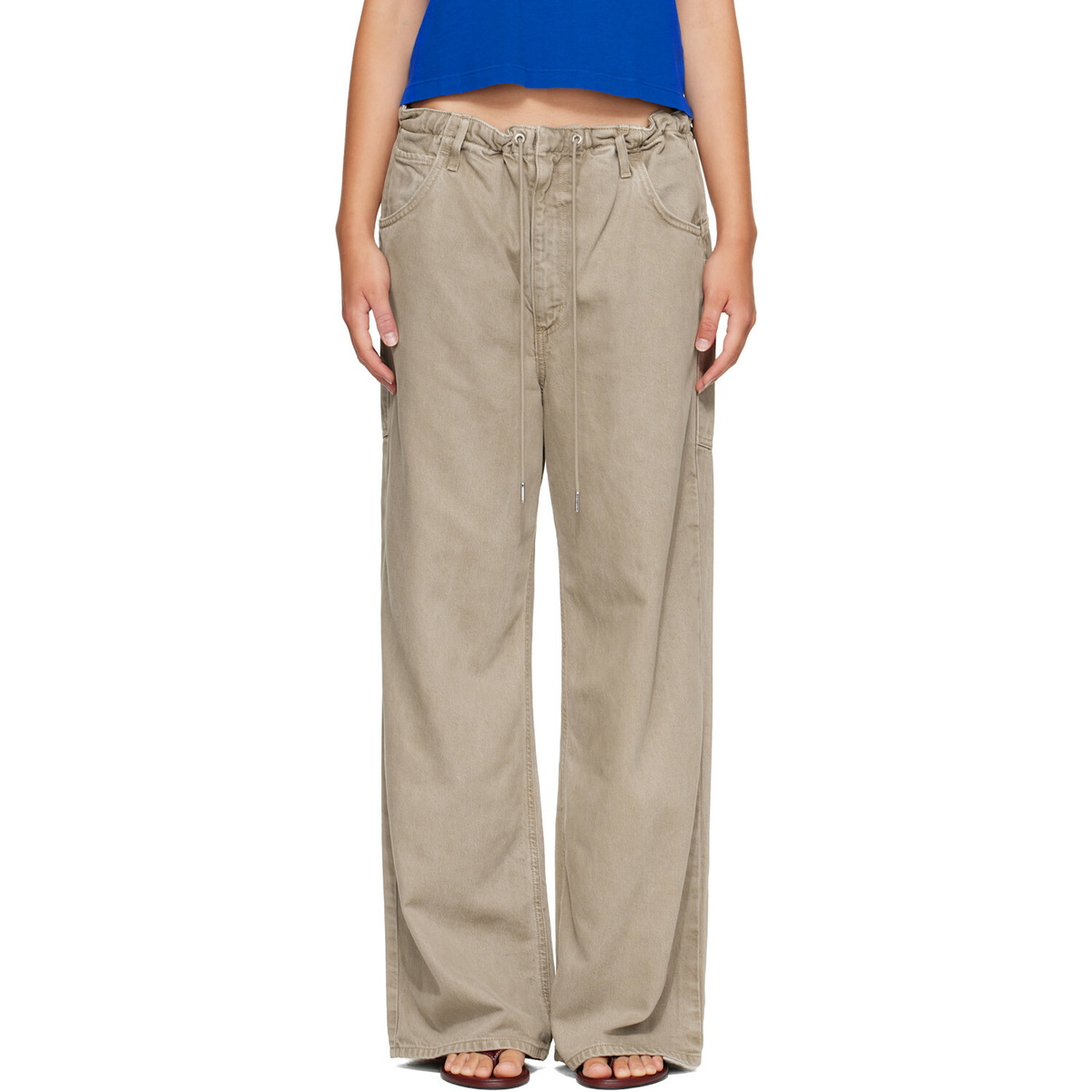 AGOLDE Beige Shaw Jeans