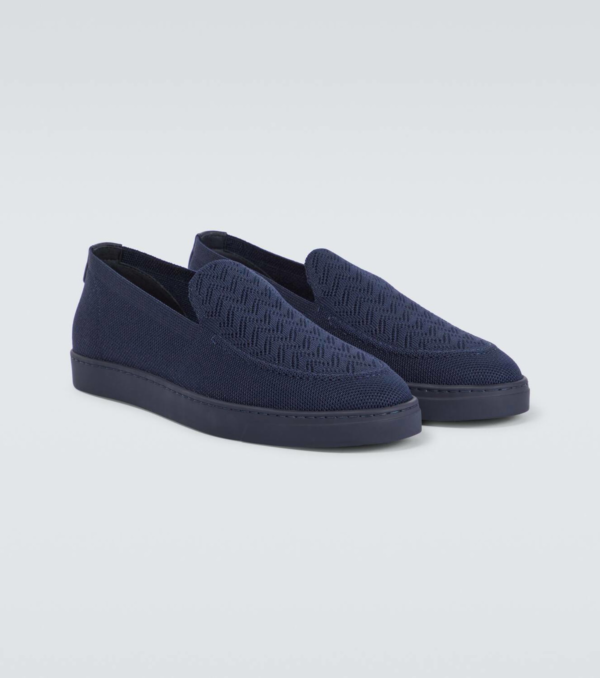 Giorgio Armani Canvas slip-on shoes