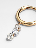 Persée 18K Yellow Gold Diamond Hoop Earrings