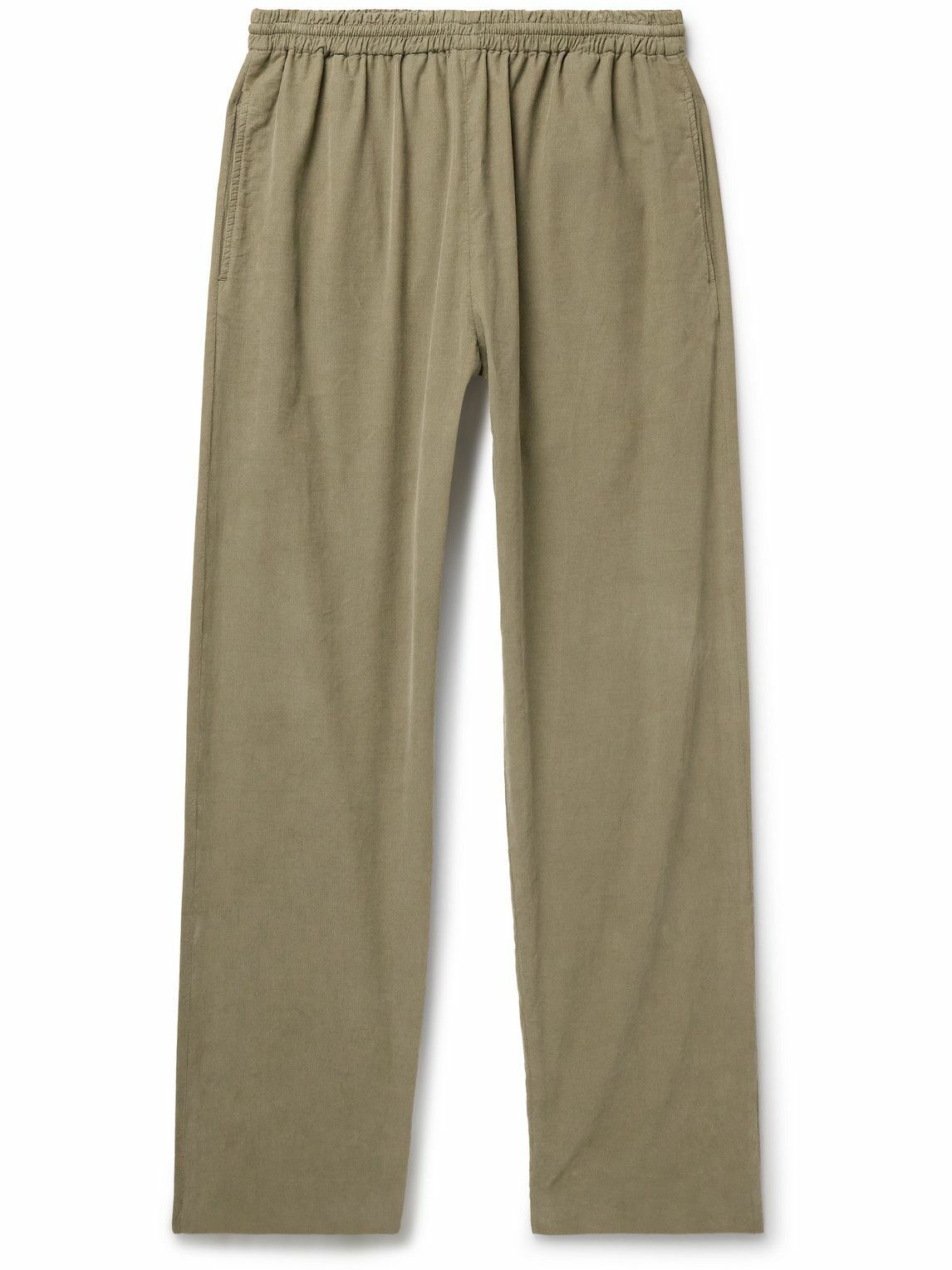 The Row - Marlon Straight-Leg Cotton Trousers - Neutrals The Row