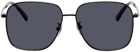 Gucci Gunmetal Metal Square Sunglasses