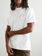 Carhartt WIP - Java Logo-Print Organic Cotton-Jersey T-Shirt - White