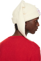 Charles Jeffrey LOVERBOY Off-White Chunky Rabbit Beanie
