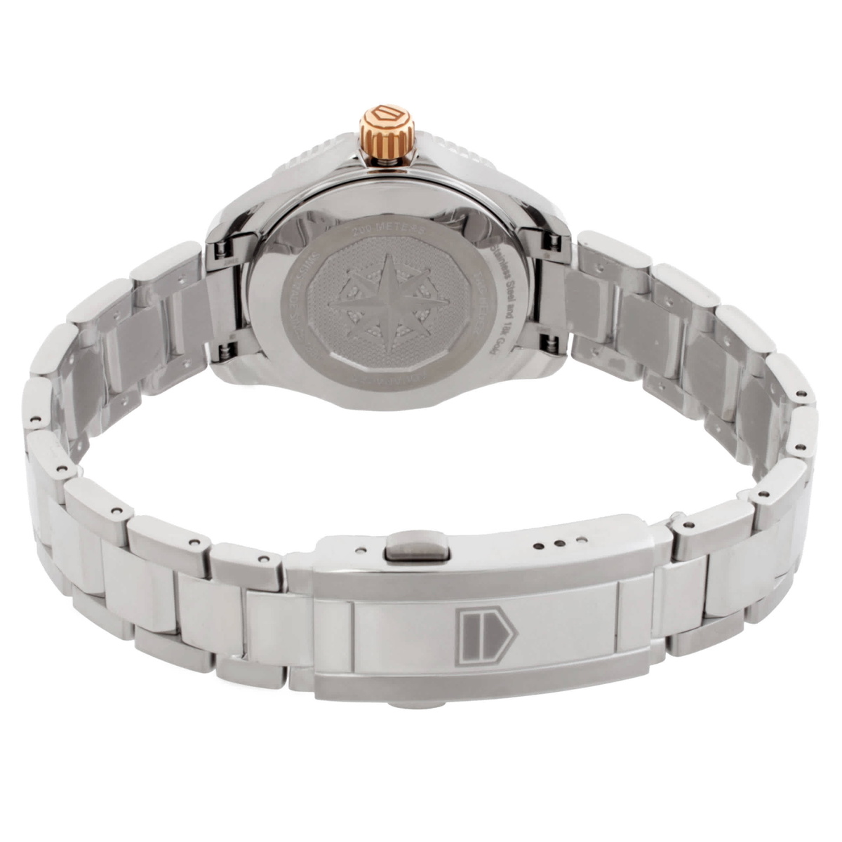 Tag Heuer Aquaracer Quartz Diamond White Dial Ladies Watch WBP1451.BA0622