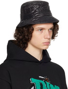 Dime Black Quilted Outline Bucket Hat